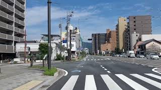 　　愛媛県　JR松山駅~松山市駅~ロープウェイ街~道後温泉　ぐるぐるドライブ　