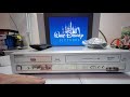 videoregistratore vhs dvd player samsung sv dvd55 6 testine hi fi ancora con pellicola sul frontale