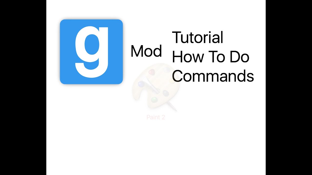 Gmod How To Do Commands Youtube