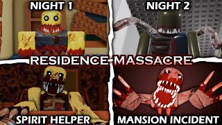 Residence Massacre: All Nights & Minigames - (Full Walkthrough) - Roblox