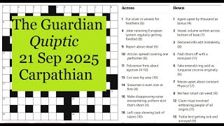 The Guardian Quiptic 1348