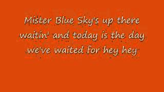 Mr. Blue Sky - E.L.O. With Lyrics!