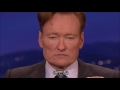 코난 오브라이언의 resting bitch face 무표정 한글자막 conan o brien s resting bitch face