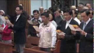 20091224 平安夜燭光禮拜 聖詩 第385首A 在一個馬槽裡