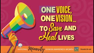 NATIONAL MINORITY DONOR AWARENESS MONTH