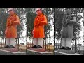 watch br ambedkar s statue rebuilt painted in saffron in up