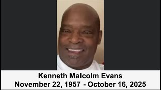 Kenneth Malcom Evans Homegoing Celebration