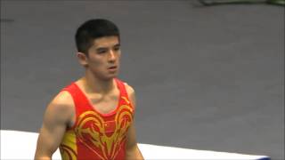 Yang Song CHN run 1 2015 Tumbling World Final