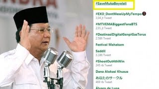 Viral Video Prabowo Pidato Sebut “Tampang Boyolali”, Tagar #SaveMukaBoyolali Trending di Twitter