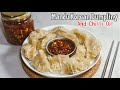 MANDU DRAMA KOREA! Korean dumpling lengkap dengan chilli oil