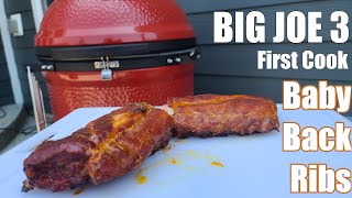 NEW Kamado Big Joe 3 | First Cook | Baby Back Ribs #bbqribs
