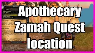 Gamer : Wow Classic Apothecary Zamah Quest Location World Of Warcraft