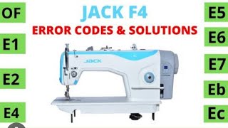 JACH F4,F5, A2, A2s,A4,ERROR:- 4 Problem Solution #viral #repair #jackmachine #machine #machine