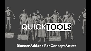 QuickTools Blender 4.3 Addons for Concept Artists