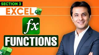 Section 3: How To Use Excel Shortcuts & Functions For Faster Workflows!
