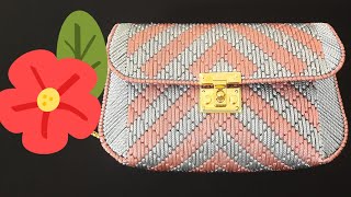 تركيب البطانه بطريقه سهله لشنط الشبك 👜 الجزء الثانى  #كروشيه_سامية #سامية_عارف ⚘