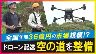 【空の道（LBS）】市場規模は年間36億円か　ドローンの「空の道」を整備　2024年問題に悩む物流業界に新ビジネス (2024年7月3日)