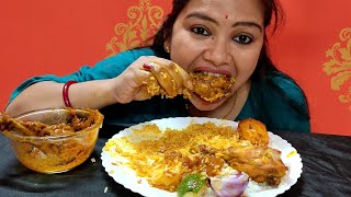 Massive Eating,,Eating Rice With Peyaj Posto,Spicy 🔥🔥 Chicken Kosha।