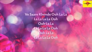 Ohh La La Lyrics:- Shubh Mangal Zyada Saavdhan | Aayushmaan , Jeetu | Neha Kakkar | Tony Kakkar |