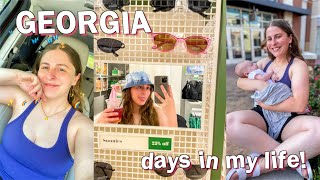 days in my life in GA: shop with me, organizing the nursery, + family breakfast