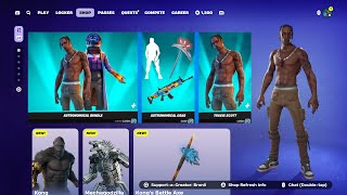 TRAVIS SCOTT SKIN RETURN RELEASE DATE IN FORTNITE ITEM SHOP 2025!