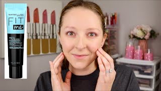 Maybelline Fit Me Matte and Poreless Mattifying Face Primer Review (\u0026 Viral Amazon Makeup Sponge)