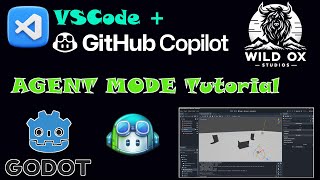 Godot 4.4 + Github Copilot Agent Mode Tutorial (Vibe Coding!)