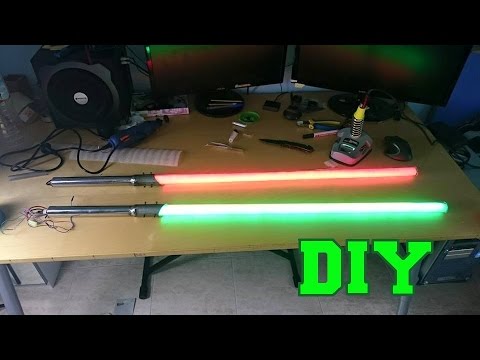 DIY Lightsaber with LED DIY Lightsaber with LED