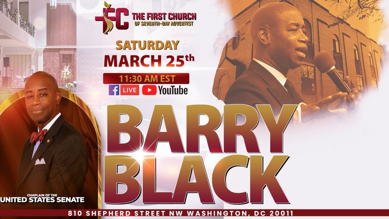 March 25, 2023 | Chaplain Barry Black - YouTube