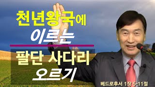 천년왕국에 이르는 팔단 사다리 오르기 (베드로후서 1장 5-11절)  꿈의교회 김을수 목사  20241201 #그리스도의나라