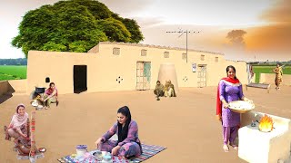 Pakistan Village Woman Morning Routine in Winter | Traditional Village Food | Village Life Pakistan