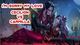 Cecilion Vs Carmilla #mobilelegends #gameplay #mlbb #game