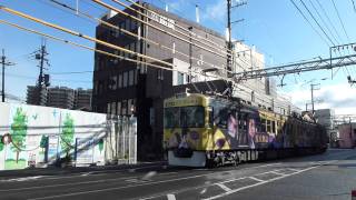 【フルHD】京阪電鉄大津線700系 通過シーン 3