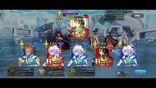 【#FGO】土方歳三　3ターン　奏章1　ペーパームーン　スーパーリコレクションクエスト　高長恭（蘭陵王）戦