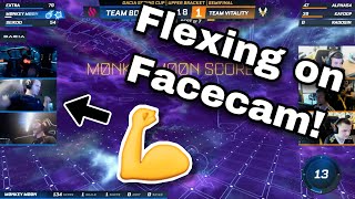 Monkey Moon FLEXING on FACECAM after this INCREDIBLE SHOT! - RLCS 2021-2022 Spring Split Highlight