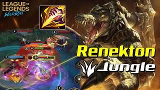 LoL Wild Rift: THE BEST ITEM BUILD for RENEKTON JUNGLE!