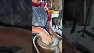 Throwing 1.7kg of clay