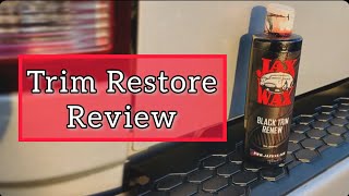 JAX WAX BLACK TRIM RENEW REVIEW