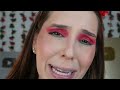 makeup using only red or green packaging a christmas makeup