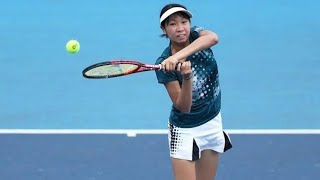 WTA125Kシリーズ初参戦の伊藤あおいが全試合ストレート勝利でタイトルを獲得 [WTA125Kキャンベラ／テニス]