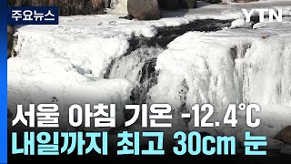 [날씨] 동장군 모레 아침까지 계속...\