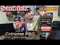 Memoria SD Sandisk EXTREME PRO 256GB SDXC 1 200MB/S U3 V30 revision en español