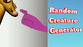 Random Creature Generator for Blender