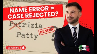 Italian Citizenship BLOCKED by a Name Error? Here’s How We Fixed It!