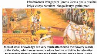 Bhagavad Gita Chapter 2 - Verse 42-43