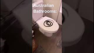 Using Bathroom in Australia || #Shorts