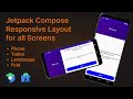 Android Support ALL Screen Sizes in Jetpack Compose (Landscape, Tablet) - Android Studio Tutorial