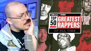 Billboard's Top 50 Rappers List Isn't THAT Bad