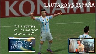 Goles en contexto - Lautaro vs España (2022) DavooXeneize