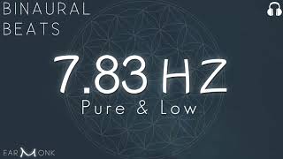 7.83Hz Alpha  | Schumann Resonance | 🎧 Pure Binaural Beats | 432Hz Based